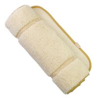 Коврик д/ванной комнаты 60х120 см., вышивка логотип MIGLIORE, кремовый, окантовка золото арт-31918 — фото 6, Коврики для ванной комнаты