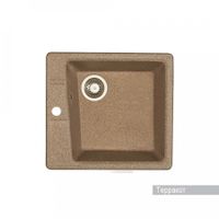 Мойка для кухни Парма 510x470x175 мм, квадратная, терракот 1A713032PM270 — фото 1, Кухонные мойки