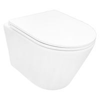 Унитаз подвесной Azario VELA 360х480х360 безободковый, система смыва "Торнадо", с быстросъемным сиденьем микролифт арт-AZ-2480 — фото 13, Подвесные унитазы