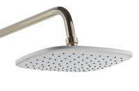 Душевая система AZARIO с поворотным изливом, керамический картридж, белый/золото арт-AZ-801-1 — фото 3, Душевые стойки