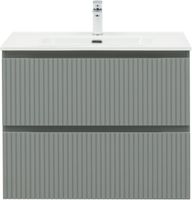 Тумба с раковиной Aquanet Джейн 80 цв.мисти грин (раковина Flat) 00332534 — фото 9, Тумбы с раковиной