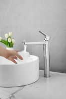 Смеситель для накладной раковины BELZ, хром арт-B11715 — фото 4, Смесители для раковины