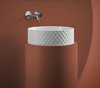 Раковина Artceram Rombo накладная цвет матовый белый арт-OSL009 05 00 — фото 2, Раковины накладные