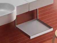 Полка HATRIA AREA подвесная для раковины цвет хром арт-Y0XY01 — фото 1, Полки для ванной и душа