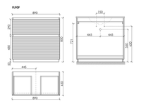 Товар: Тумба напольная SANCOS Folk Floor 890х445х850, c двумя ящиками оснащенными доводчиками, Капучино, арт.FL90FCP - фото 2 Тумба напольная SANCOS Folk Floor 890х445х850, c двумя ящиками оснащенными доводчиками, Капучино, арт.FL90FCP — фото 2, Комоды и тумбы для ванной комнаты