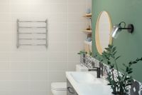 Полотенцесушитель водяной Стилье Версия-Н2 600х600 (5) Г 18 Белый арт-12622-6060 — фото 2, Водяные полотенцесушители