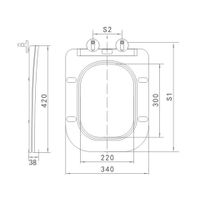 Сиденье для унитаза Grossman GR-4445BMS тонкое,черное,1 место GR-49K4145BMS — фото 5, Сиденья для унитаза