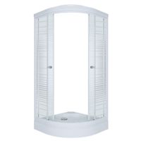 ДО Полосы 90*90 А (3 места+сифон D90) арт-Щ0000061805 — фото 5, Душевые уголки четверть круга