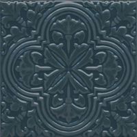 KMD3STA004BN Фес бирюзовый тёмный глянцевый 15х15 (34шт) декор — фото 1, Декоративные элементы