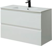 Тумба под раковину Allen Brau Eclipse 100 1.E1003.WM белый матовый — фото 6, Тумбы под раковину