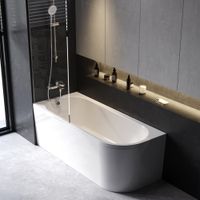 W94A-170L70W-A X-joy Ванна акриловая угловая левосторонняя 170x70 см — фото 2, Акриловые ванны