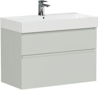 Тумба под раковину Allen Brau Infinity 85 1.210026.PWM папирус матовый — фото 1, Тумбы под раковину