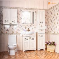 Товар: Зеркало Бриклаер КАНТРИ 45 см, бежевый дуб прованс 4627125413599 - фото 4 Зеркало Бриклаер КАНТРИ 45 см, бежевый дуб прованс 4627125413599 — фото 4, Зеркала в ванную комнату