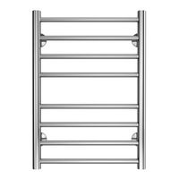 Полотенцесушитель водяной AZARIO PARMA 400/600 8 секций, нижнее/диагональное подключение, 1/2", хром арт-AZ10146S — фото 5, Водяные полотенцесушители