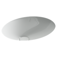 Раковина встраиваемая снизу Ceramicanova Era 465x380x190 мм, с отверстием слива - перелива, белый, арт.CN15005 — фото 1, Раковины встраиваемые снизу