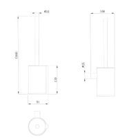 Ершик для унитаза Raiber , черный арт-RPB-80010 — фото 2, Ершики для унитаза