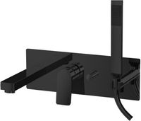 Смеситель для ванны с душем Paffoni Tilt TI001NO (с внутренней частью) — фото 1, Смеситель для ванны