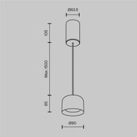 Товар: Подвесной светильник Technical P113-L12-3K-B - фото 6 Подвесной светильник Technical P113-L12-3K-B — фото 6, Подвесные светильники