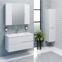 Зеркальный шкаф PALERMO 100 / AQUA DE MARCO 1100CPAL — фото 7, Зеркальные шкафы в ванную