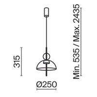 Товар: Подвесной светильник Maytoni MOD185PL-L6B3K4 - фото 3 Подвесной светильник Maytoni MOD185PL-L6B3K4 — фото 3, Подвесные светильники