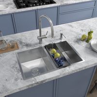 Смеситель Reflexion Lago RX9902GD для кухни с гибким изливом и подключением к фильтру, брашированное золото — фото 73, Смесители для кухни