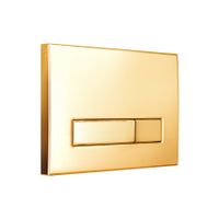 Кнопка BERGES для инсталляции ATOM Line золото глянец арт-049237 — фото 1, Инсталляции для унитазов