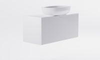 Товар: Тумба М-40 90см 1ящ белый матовый/волна, раковина Атрия бел глянец, столешница Solid бел матовый арт-4631177714870 - фото 6 Тумба М-40 90см 1ящ белый матовый/волна, раковина Атрия бел глянец, столешница Solid бел матовый арт-4631177714870 — фото 6, Тумбы с раковиной