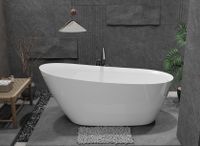 Товар: Ванна AQUAme акриловая отдельностоящая арт-AQM3503GW - фото 5 Ванна AQUAme акриловая отдельностоящая арт-AQM3503GW — фото 5, Акриловые ванны