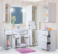 Товар: Шкаф навесной Бриклаер АННА 65 см, белый арт-4627125411540 - фото 4 Шкаф навесной Бриклаер АННА 65 см, белый арт-4627125411540 — фото 4, Шкафы для ванной