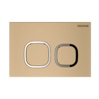 Клавиша смыва Grossman Cosmo 700.K31.02.310.310 золото матовый,1 место — фото 1, Кнопки смыва