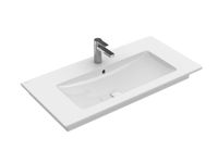 Товар: Раковина, Villeroy&Boch, Venticello, ширина, мм-1000, глубина, мм-500, тип установки-на тумбу, отверстия для смесителя-отсутствуют, перелив-есть, тип перелива-открытый, материал-санфарфор, вид грязеотталкивающего покрытия-CeramicPlus, цвет-альпийский белый арт-4104AJR1 - фото 1 Раковина, Villeroy&Boch, Venticello, ширина, мм-1000, глубина, мм-500, тип установки-на тумбу, отверстия для смесителя-отсутствуют, перелив-есть, тип перелива-открытый, материал-санфарфор, вид грязеотталкивающего покрытия-CeramicPlus, цвет-альпийский белый арт-4104AJR1 — фото 1, Раковины встраиваемые сверху