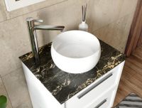 Раковина накладная Allen Brau Liberty 36 белый глянец арт-4.32001.20 — фото 2, Раковины накладные