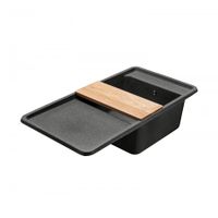 Мойка для кухни Беллис 97 970x510x250 мм, прямоуг., графит 1A725132BS210 — фото 7, Кухонные мойки