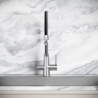 Смеситель дл кухни из нержавеющей стали Sancos Nolia, с крановм для фильтра и гибким изливом, арт. арт-SC12003SS — фото 4, Смесители для кухни