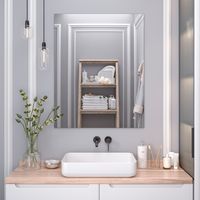 Зеркало с LED-подсветкой SIRIUS (80*100) /AQUA DE MARCO SIR80/100 — фото 3, Зеркала в ванную комнату