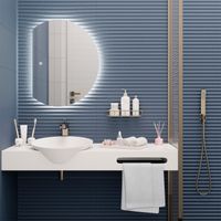 Зеркало с LED-подсветкой MOON (60*80) /AQUA DE MARCO Moon60/80 — фото 1, Зеркала в ванную комнату