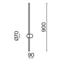 Настенный светильник (бра) Maytoni MOD237WL-L11BS3K — фото 7, Бра