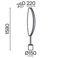 Товар: Напольный светильник (торшер) Maytoni MOD281FL-L33BS3K - фото 2 Напольный светильник (торшер) Maytoni MOD281FL-L33BS3K — фото 2, Торшеры
