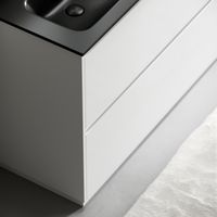 Тумба под раковину SANCOS Libra Floor напольная, 1190х450х840, c двумя ящиками оснащенными доводчиками, белый глянец , арт. LB120F-1W LB120F-2W — фото 13, Тумбы под раковину