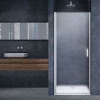 Душевая дверь Alpha , хром, стекло текстурное арт-VDP-3AL750MT — фото 3, Распашные душевые двери