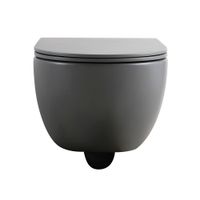 Унитаз подвесной Veconi Rino арт-VRI-49TGR — фото 4, Подвесные унитазы