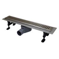 Товар: Душевой лоток AZARIO STICK 800 мм, боковой слив D50, нержавеющая сталь, перфорированная решетка арт-AZPP01-80 Stick - фото 6 Душевой лоток AZARIO STICK 800 мм, боковой слив D50, нержавеющая сталь, перфорированная решетка арт-AZPP01-80 Stick — фото 6, Трапы для душа