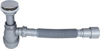 Сифон для раковины серый Aquanet d40/50 00312687 — фото 3, Сифоны для раковины