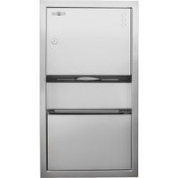 Компатный диспенсер встраиваемый в стену с контейнером для мусора 12047.S 600*362*108, шт — фото 1, Мусорные ведра