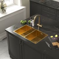 Товар: Кухонная мойка Reflexion Iseo RX2250GD брашированное золото - фото 190 Кухонная мойка Reflexion Iseo RX2250GD брашированное золото — фото 190, Кухонные мойки