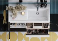 GAP PLUS Мебельная раковина 100, с увеличенной высотой бортика, правая арт-73270ME004 — фото 6, Раковины встраиваемые сверху