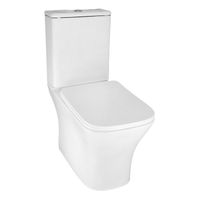 Унитаз-компакт Azario Kashmir 340х650х770 напольный, безободковый, в комплекте с быстросъемным сиденьем микролифт арт-AZ-9143S — фото 1, Напольные унитазы