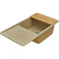 Мойка для кухни Беллис 97 970x510x250 мм, прямоуг., песочный арт-1A725132BS220 — фото 6, Кухонные мойки