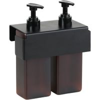 Двойной держатель для дозатора мыла, нержавеющая сталь, черный LIVING арт-101519020 — фото 1, Дозаторы