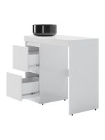 Orange Sistema Тумба напольная под стиральную машину с раковиной, белый арт-STM-100TUW+B07-345B — фото 8, Тумбы с раковиной